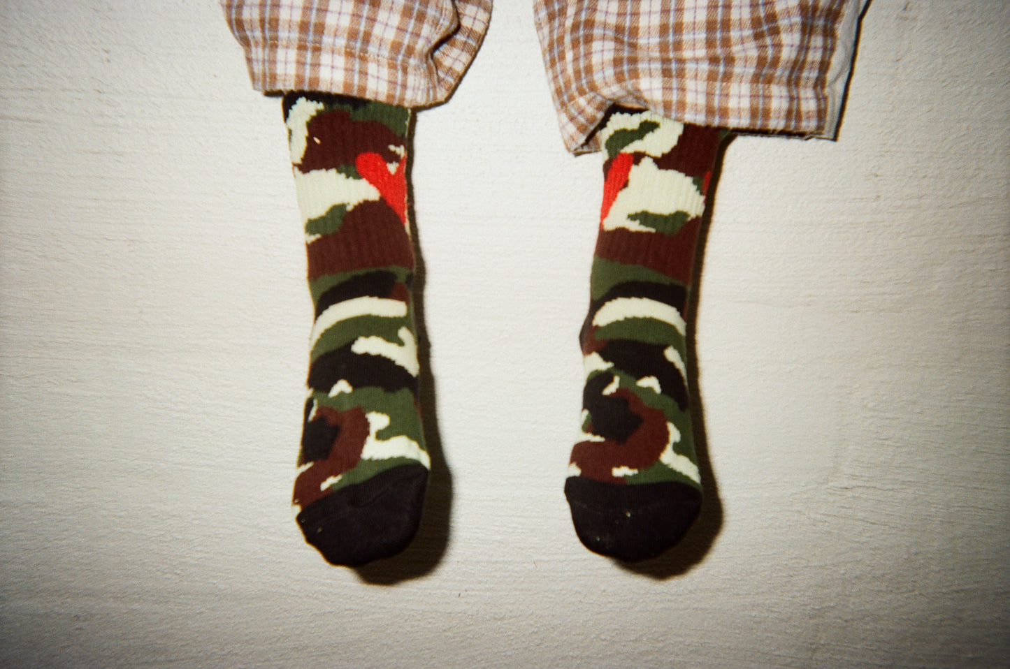 CAMO HEART SOCK