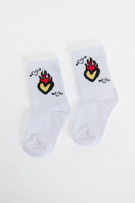 Love Flame Sock